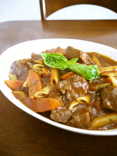 牛肉とペンネのデミグラスソース煮込み♪-レシピのメイン写真