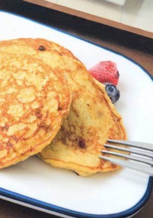 簡単＊オートミールパンケーキ-レシピのメイン写真
