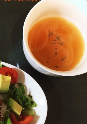 新玉☆我が家のオニオンスープ-レシピのメイン写真
