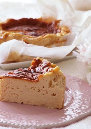 ♡プリン味のバスク風チーズケーキ♡-レシピのメイン写真