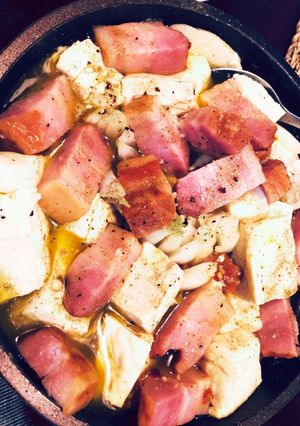 お豆腐のアヒージョ-レシピのメイン写真