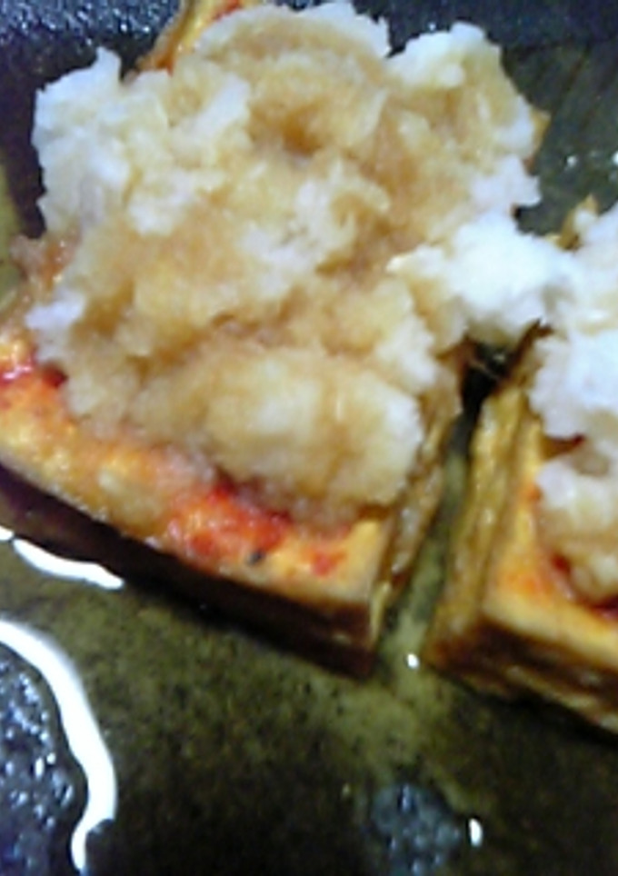 辛さが美味しい☆焼き厚揚げ-レシピのメイン写真