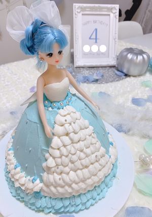 意外に簡単?!ドールケーキ(リカちゃん)-レシピのメイン写真