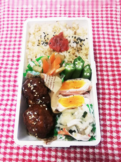 パパ弁当♡ふわふわ肉団子5/1-レシピのメイン写真
