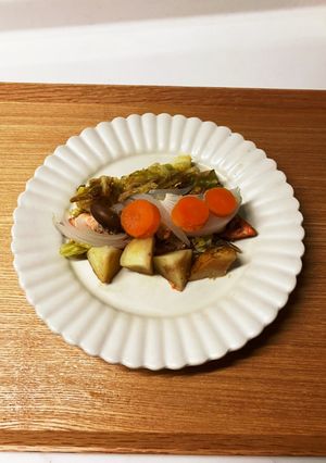 気を補う鮭のチャンチャカちゃん焼き　-レシピのメイン写真