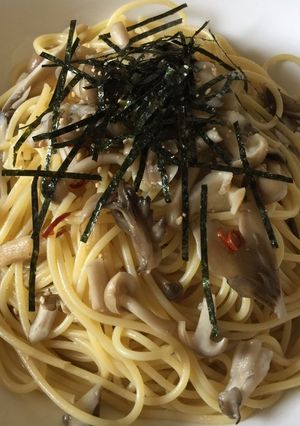 【簡単】きのことめんつゆの和風パスタ-レシピのメイン写真