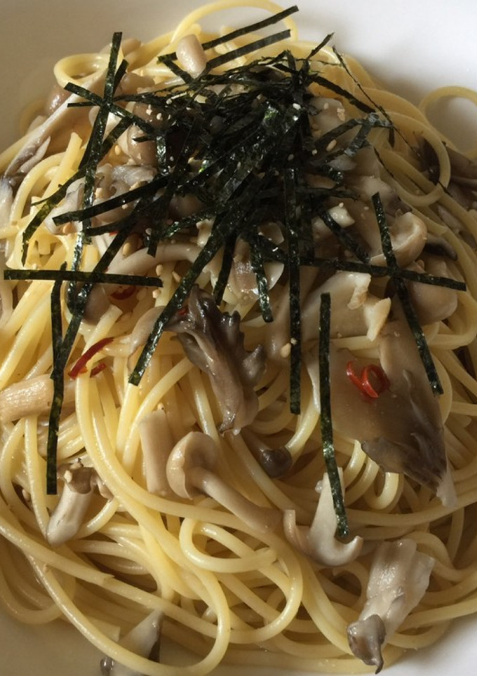 【簡単】きのことめんつゆの和風パスタ-レシピのメイン写真