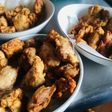 唐揚げ鶏皮煎餅 セルフ鳥脂 節約揚げ