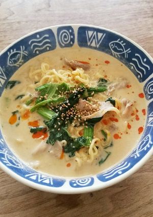 ランチにアレンジラーメン！　担々麺風-レシピのメイン写真