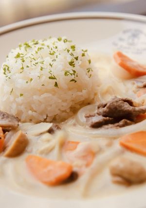 ビーフストロガノフ☆枚方市給食-レシピのメイン写真