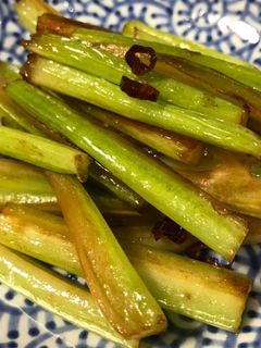 セロリのきんぴら-レシピのメイン写真