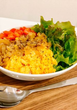 インスタ映え☻カフェ風３色丼-レシピのメイン写真
