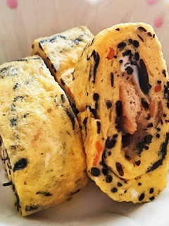 簡単!残ったひじきで卵焼き-レシピのメイン写真