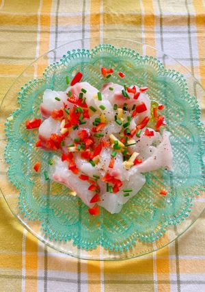 白身魚のカルパッチョ-レシピのメイン写真
