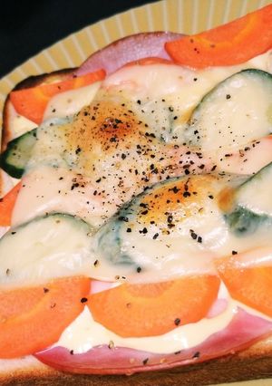 漬物ハムチーズマヨトースト-レシピのメイン写真
