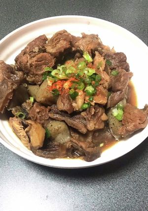 簡単炊飯器で牛すじ煮込み✩.*˚-レシピのメイン写真