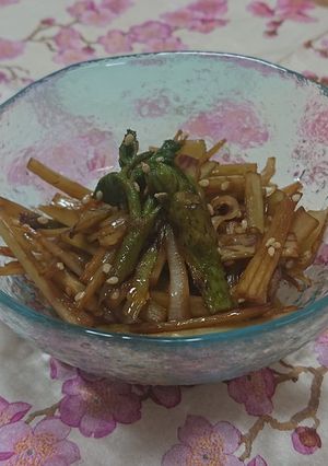 調味料2つだけ!うどの皮のきんぴら-レシピのメイン写真