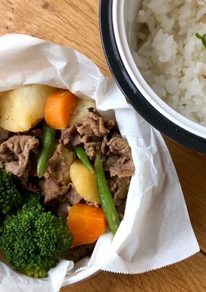 肉じゃが　お弁当　（無水鍋を使用）-レシピのメイン写真