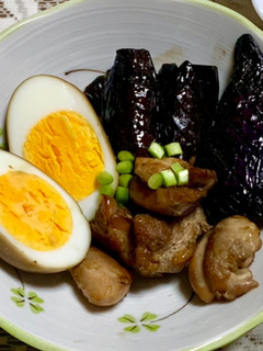 鶏肉とナスの甘辛煮-レシピのメイン写真