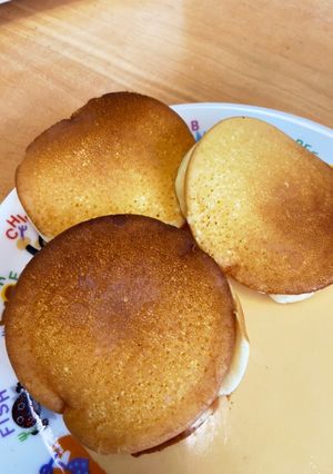 クリームチーズのパンケーキ(米粉)-レシピのメイン写真