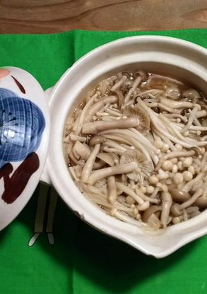 オイスターソースできのこ雑炊-レシピのメイン写真