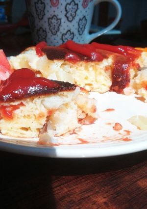 おかずホットケーキ-レシピのメイン写真