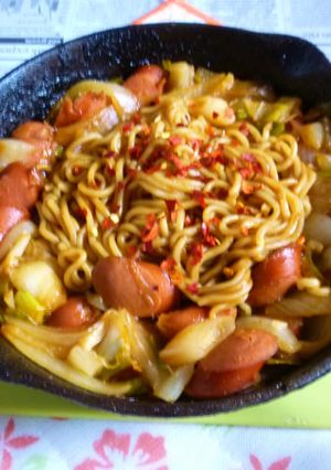 玉ねぎたっぷりチリソース焼そば-レシピのメイン写真