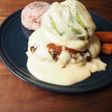 *わさびチーズのアボカドハンバーグ*