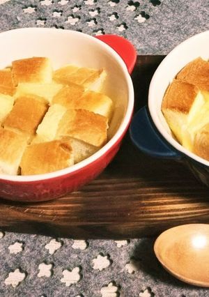 酪農家さん応援❇️簡単6分パンプディング-レシピのメイン写真