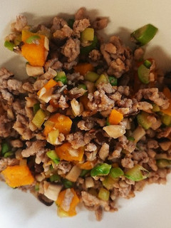 犬用*めちゃヘルシー♪挽肉炒め-レシピのメイン写真