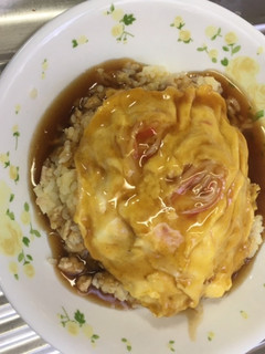 餡たっぷり!かに玉のせ炒飯(天津丼)-レシピのメイン写真