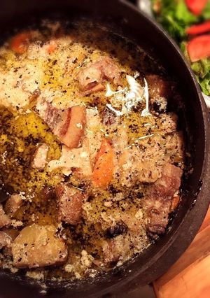 猪もも肉とアーモンドミルクのシチュー-レシピのメイン写真