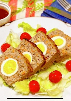 野菜たっぷり☆簡単ミートローフ-レシピのメイン写真