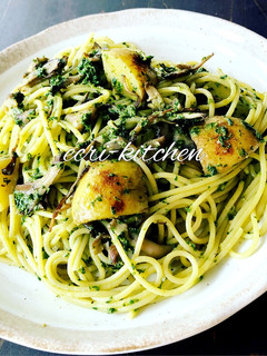 パセリ de ジェノベーゼパスタ-レシピのメイン写真