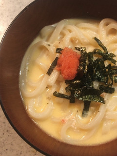 明太クリームうどん-レシピのメイン写真