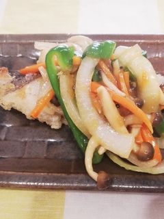 カレイの唐揚げ&野菜あんかけ-レシピのメイン写真