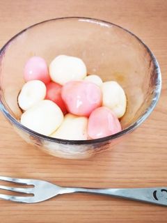 子供とワイワイ作ろっ♡白玉みたらし団子♪-レシピのメイン写真