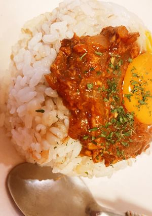 レンジで簡単にサバ缶キーマカレー-レシピのメイン写真