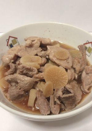 超簡単!豚コマ大根(抜き菜の身)-レシピのメイン写真