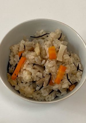 ひじきの炊き込みご飯-レシピのメイン写真