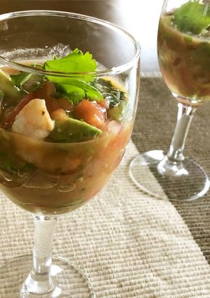 エビとアボカドのメキシカンカクテル-レシピのメイン写真