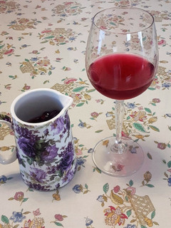 オンライン飲み会に紫色のサングリア-レシピのメイン写真