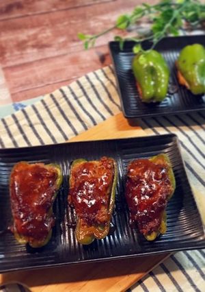 大豆の旨味たっぷり！ピーマンの肉詰め-レシピのメイン写真