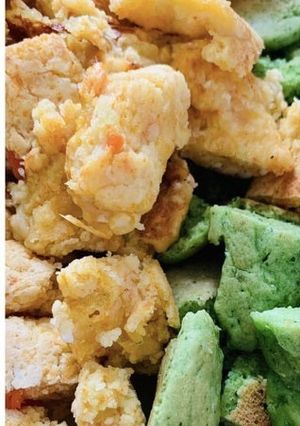 栄養○離乳食中期完了手掴HM豆腐野菜パン-レシピのメイン写真