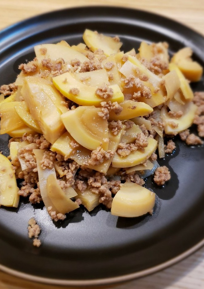 たけのこの豚ひき肉炒め♪-レシピのメイン写真