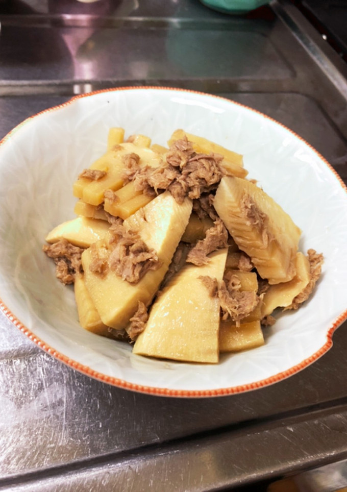 簡単◎たけのことツナの煮物-レシピのメイン写真