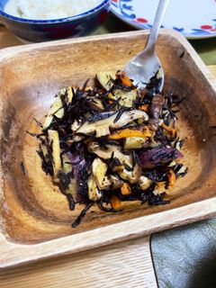 さつまいもとひじきの煮物-レシピのメイン写真
