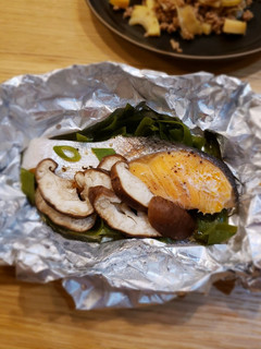 鮭とネギのホイル焼き~フライパンで♪-レシピのメイン写真