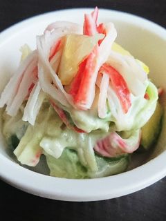 アボカドとカニかまのレモンマヨサラダ-レシピのメイン写真