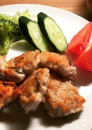 鶏と蓮根の落とし揚げ-レシピのメイン写真